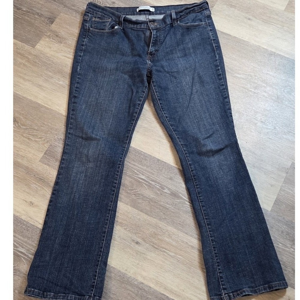 Levi's 515 Bootcut‎ Jeans Womens 14M Dark Blue Excellent Stretch Denim Classic
